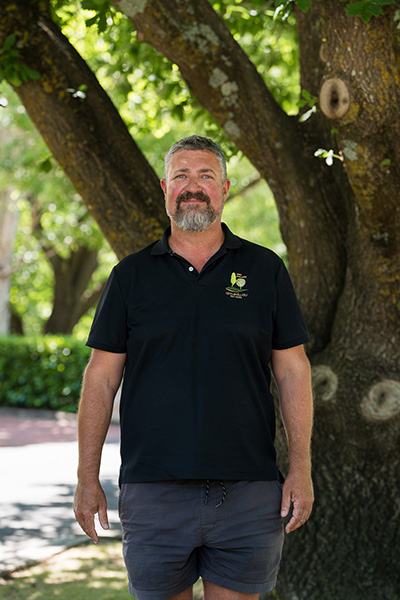 ARO trainer Adrain Penberthy in official ARO polo shirt